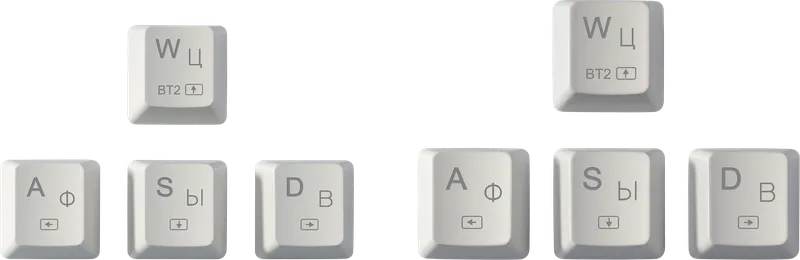 RedDragon - Wireless keyboard CARAXES PRO