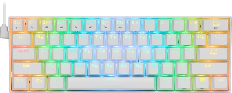 RedDragon - Wireless keyboard Draconic White